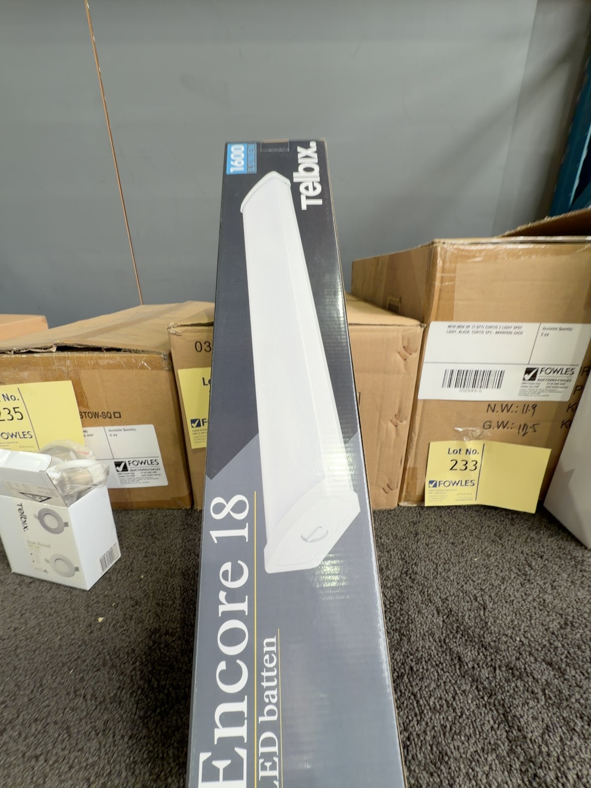 NEW (BOX OF 10 QTY) ENCORE 18W LED BATTEN, ENCORE 18.060-85 RRP$42.00 EACH NEW (BOX OF 10 QTY) ENCORE 18W LED BATTEN, ENCORE 18.060-85 RRP$42.00 EACH