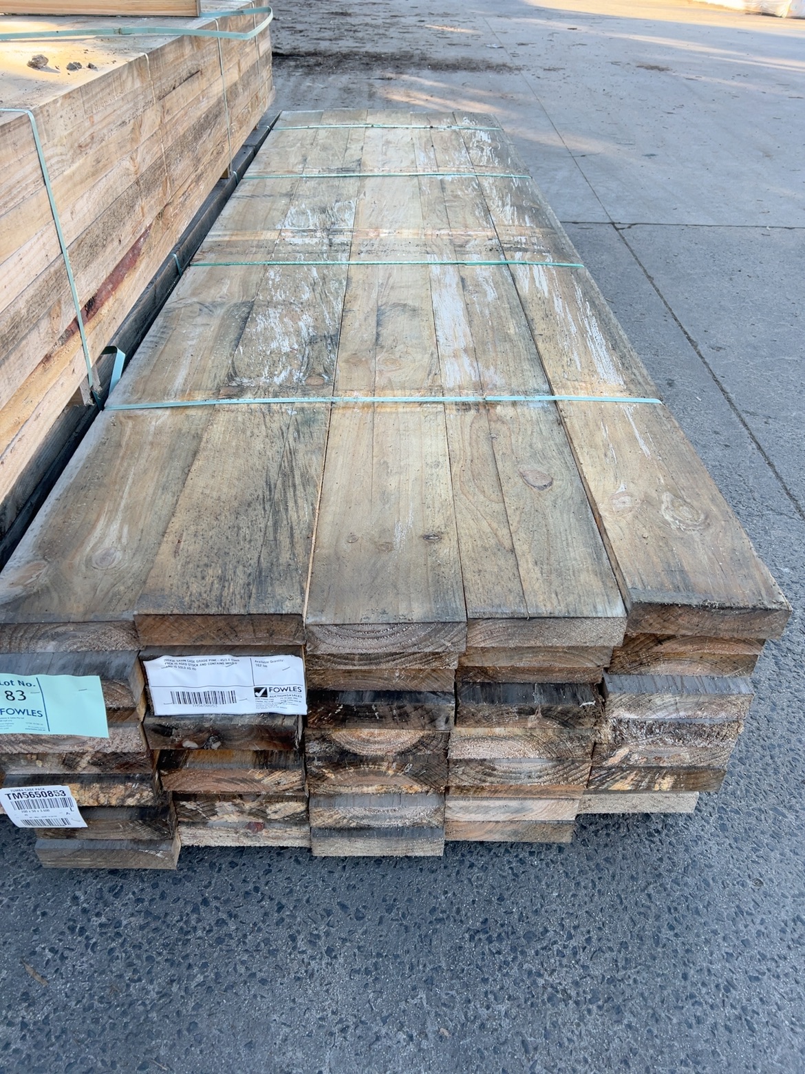 200X50 SAWN CASE GRADE PINE-45/3.6 (THIS PACK IS AGED STOCK AND CONTAINS MOULD AND IS SOLD AS IS) 200X50 SAWN CASE GRADE PINE-45/3.6 (THIS PACK IS AGED STOCK AND CONTAINS MOULD AND IS SOLD AS IS)
