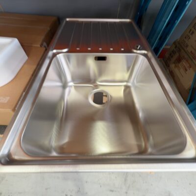 NEW FRANKE BELL SINK, LEFT HAND DRAINER, BCX611LHD, 101.0757.017 12 MONTH WARRANTY NEW FRANKE BELL SINK, LEFT HAND DRAINER, BCX611LHD, 101.0757.017 12 MONTH WARRANTY