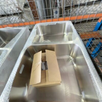 NEW FRANKE BELL DOUBLE BOWL SINK WITH OVERFLOW 127.0681.034 12 MONTH WARRANTY NEW FRANKE BELL DOUBLE BOWL SINK WITH OVERFLOW 127.0681.034 12 MONTH WARRANTY
