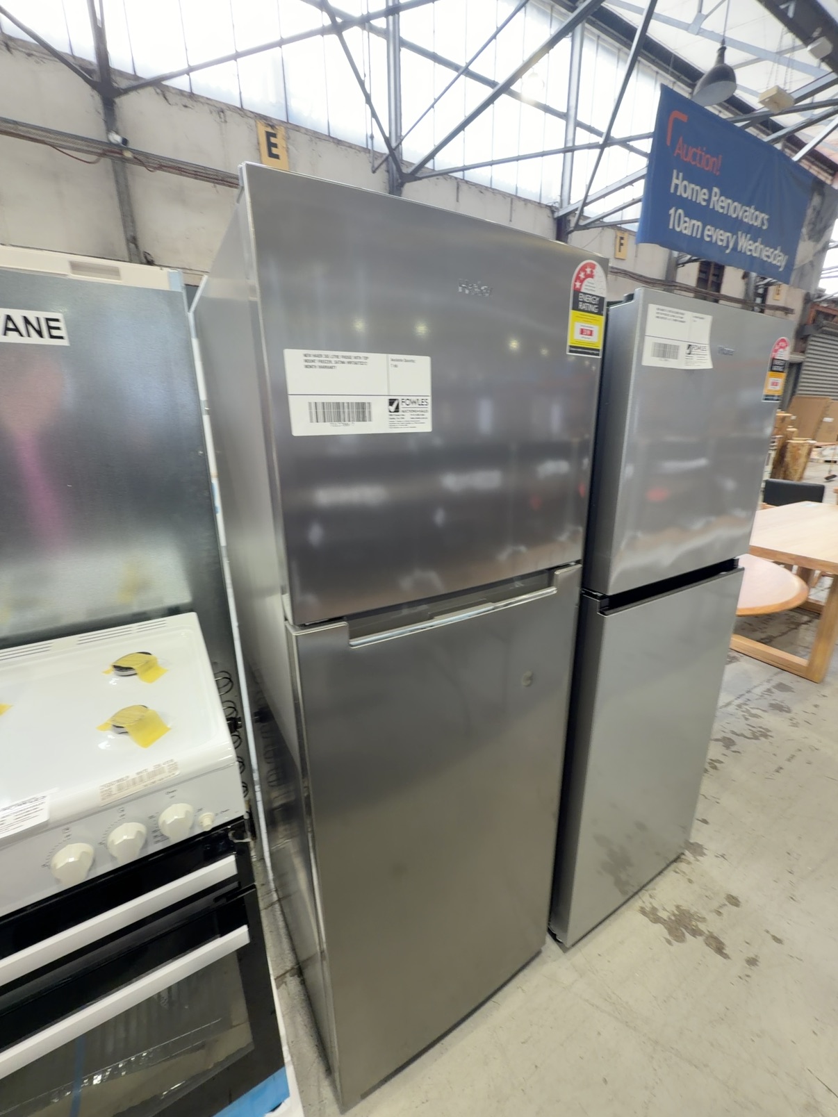 NEW HAIER 365 LITRE FRIDGE WITH TOP MOUNT FREEZER, SATINA HRF360TS3 12 MONTH WARRANTY NEW HAIER 365 LITRE FRIDGE WITH TOP MOUNT FREEZER, SATINA HRF360TS3 12 MONTH WARRANTY