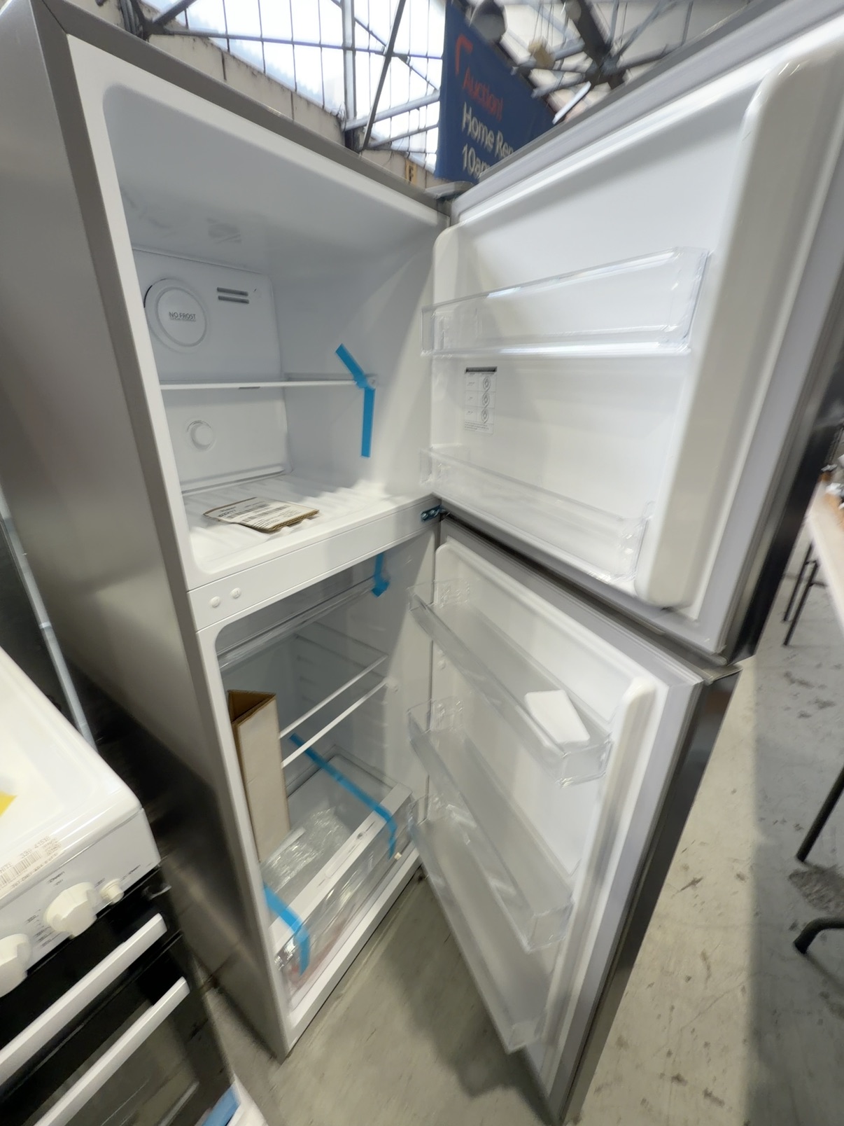 NEW HAIER 365 LITRE FRIDGE WITH TOP MOUNT FREEZER, SATINA HRF360TS3 12 MONTH WARRANTY NEW HAIER 365 LITRE FRIDGE WITH TOP MOUNT FREEZER, SATINA HRF360TS3 12 MONTH WARRANTY