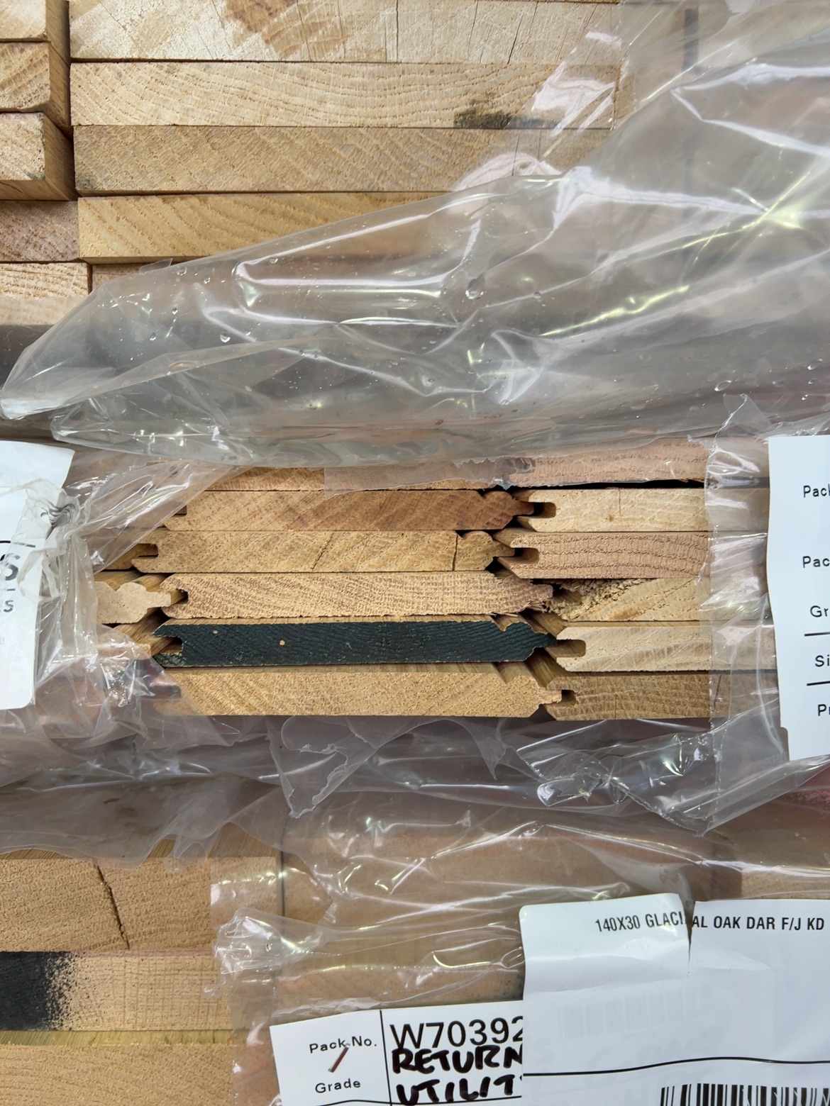 110X12 GLACIAL KD HARDWOOD REGENCY LINING BOARDS 110X12 GLACIAL KD HARDWOOD REGENCY LINING BOARDS