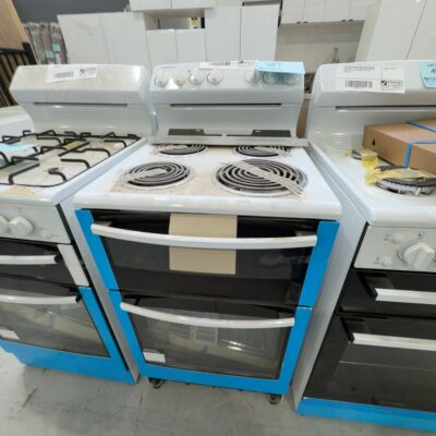 NEW DISCONTINUED MODEL WESTINGHOUSE WLE525WB WHITE 540MM FREESTANDING OVEN, ALL ELECTRIC, COIL COOKTOP, SEPARATE GRILL, NO WARRANTY NEW DISCONTINUED MODEL WESTINGHOUSE WLE525WB WHITE 540MM FREESTANDING OVEN, ALL ELECTRIC, COIL COOKTOP, SEPARATE GRILL, NO WARRANTY