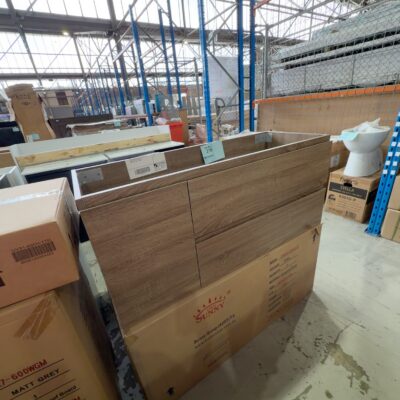 NEW 1200MM WALL HUNG TIMBER LOOK VANITY, NO TOP, SOLD AS IS SYWH06-1200-1200SA2 NEW 1200MM WALL HUNG TIMBER LOOK VANITY, NO TOP, SOLD AS IS SYWH06-1200-1200SA2