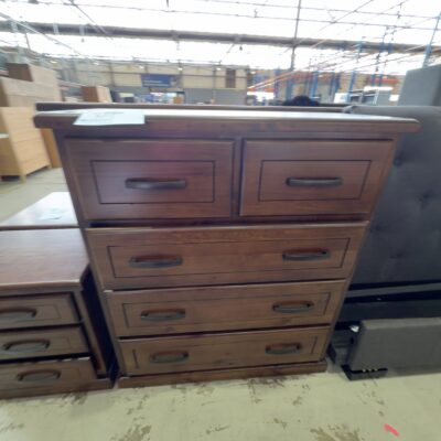 EX SHOWROOM - CAMDEN TIMBER TALLBOY EX SHOWROOM - CAMDEN TIMBER TALLBOY