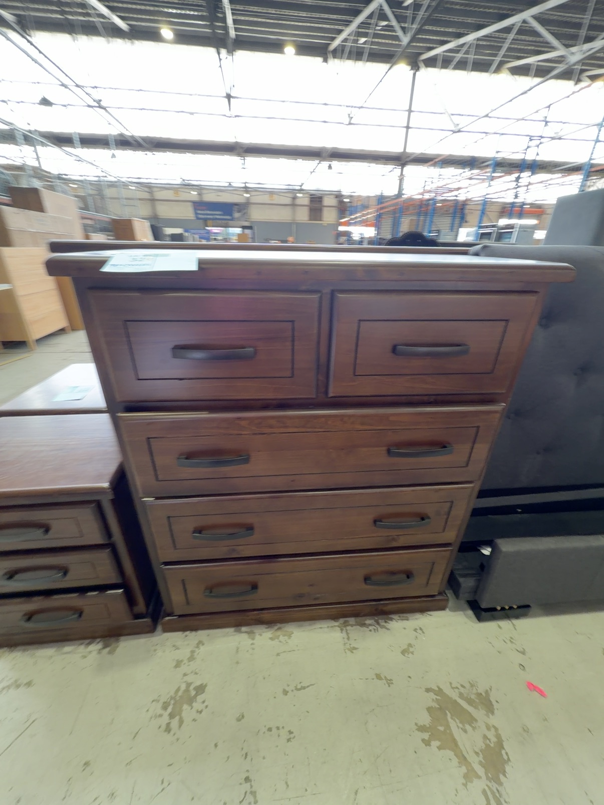 EX SHOWROOM - CAMDEN TIMBER TALLBOY EX SHOWROOM - CAMDEN TIMBER TALLBOY