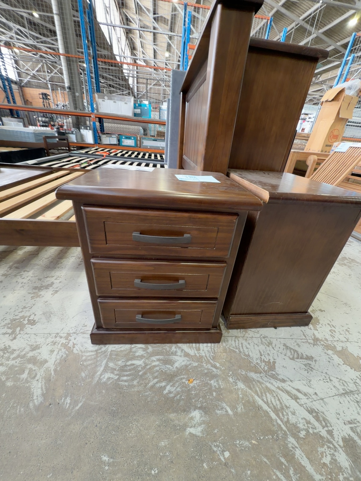 EX SHOWROOM - CAMDEN TIMBER BEDSIDE TABLES EX SHOWROOM - CAMDEN TIMBER BEDSIDE TABLES