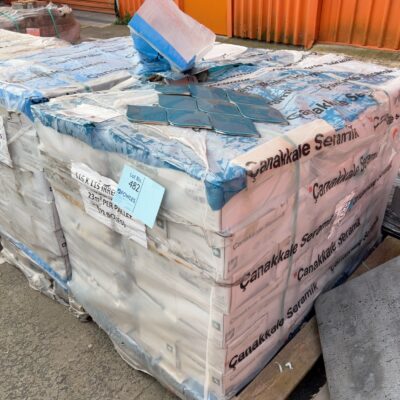 PALLET OF ONYA BLUE 150MM X 150MM BLUE TILE