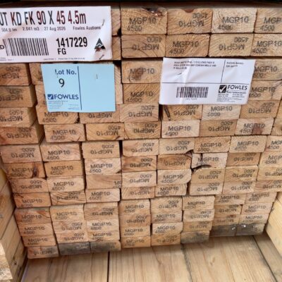 90X45 MGP10 PINE-112/4.5 (THIS PACK IS AGED STOCK AND MAY CONTAIN MOULD AND IS SOLD AS IS) 90X45 MGP10 PINE-112/4.5 (THIS PACK IS AGED STOCK AND MAY CONTAIN MOULD AND IS SOLD AS IS)