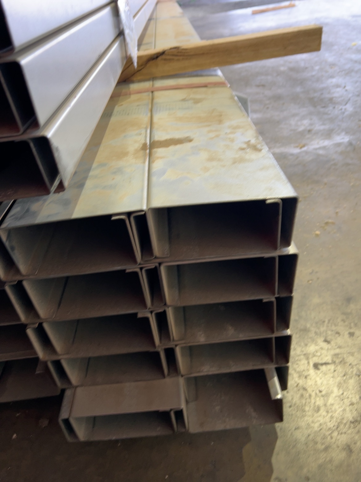 STEEL C PURLINS 152X64X16X1.50MM GAUGE- 20 X 6.1 LONG STEEL C PURLINS 152X64X16X1.50MM GAUGE- 20 X 6.1 LONG
