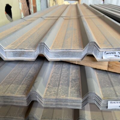 BASALT TRIMDEK METAL ROOFING SHEETS (.042 BMT, 762MM COVER)- 42 SHEETS X 3.6 LONG BASALT TRIMDEK METAL ROOFING SHEETS (.042 BMT, 762MM COVER)- 42 SHEETS X 3.6 LONG