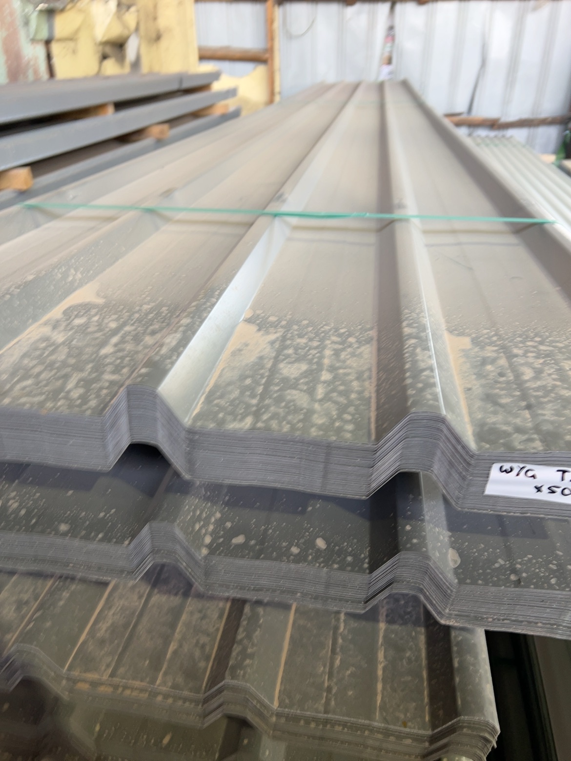 SLATE GREY TRIMDEK METAL ROOFING SHEETS (.042 BMT, 762MM COVER)- 50 SHEETS X 6.0 LONG SLATE GREY TRIMDEK METAL ROOFING SHEETS (.042 BMT, 762MM COVER)- 50 SHEETS X 6.0 LONG