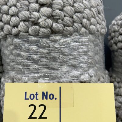 NEW KOO WOOL PEBBLE RUG, 160 X 230CM, GREY RRP$499 NEW KOO WOOL PEBBLE RUG, 160 X 230CM, GREY RRP$499