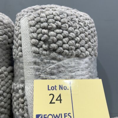 NEW KOO WOOL PEBBLE RUG, 190 X 280CM, GREY RRP$699 NEW KOO WOOL PEBBLE RUG, 190 X 280CM, GREY RRP$699