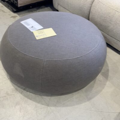 EX HIRE GREY OTTOMAN SOLD AS IS
