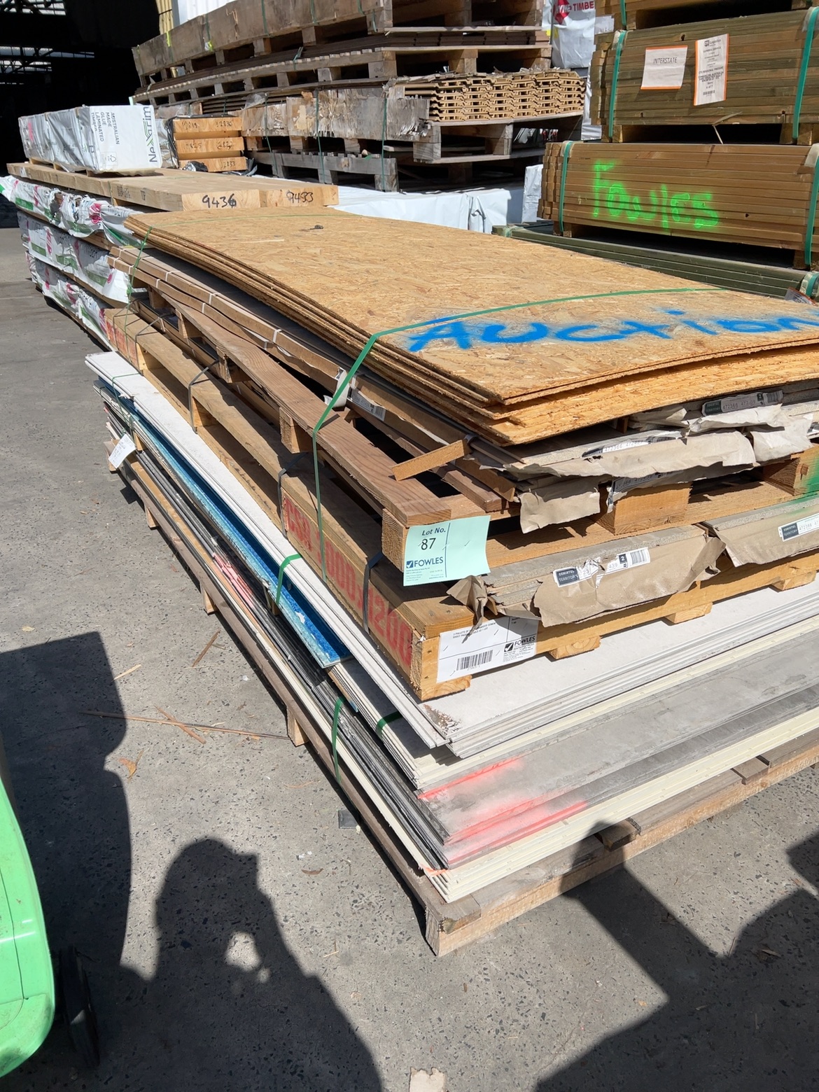 3 PALLETS OF ASST'D DAMAGED CEMENT SHEET PRODUCTS SOLD AS 1 LOT 3 PALLETS OF ASST'D DAMAGED CEMENT SHEET PRODUCTS SOLD AS 1 LOT