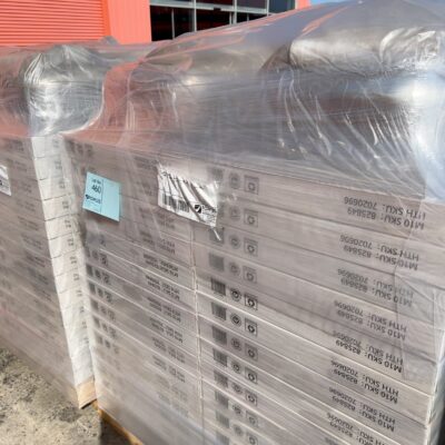 PALLET WITH QTY 56, NEW S/STEEL LAUNDRY SINK CAL-TM3-45SSP, SOLD AS IS