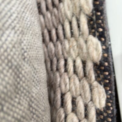 EX STAGING - WOOL RUG, SOLD AS IS