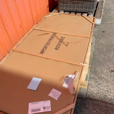 NEW 2200MM X 1000MM MARBLE DINING TABLE TOP ONLY SOLD AS IS NEW 2200MM X 1000MM MARBLE DINING TABLE TOP ONLY SOLD AS IS