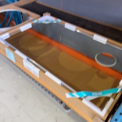 NEW LED MIRROR 1200MM WIDE X 700MM HIGH, FRONT LIT LED LIGHTING WITH TOUCH SENSOR, MAGNIFYING X 3, L120DM
