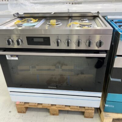 NEW UNBOXED WESTINGHOUISE WFE9515SD S/STEEL DUAL FUEL FREESTANDING WITH 14 DAY WARRANTY RRP$1999 NEW UNBOXED WESTINGHOUISE WFE9515SD S/STEEL DUAL FUEL FREESTANDING WITH 14 DAY WARRANTY RRP$1999