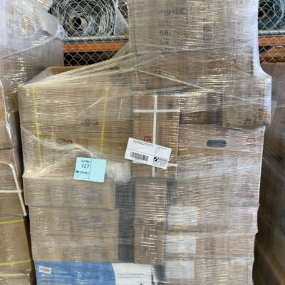 PALLET OF ASSORTED TAPWARE, BATHROOM ACCESSORIES AND SINKS, SOLD AS IS PALLET OF ASSORTED TAPWARE, BATHROOM ACCESSORIES AND SINKS, SOLD AS IS