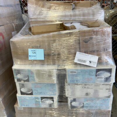 PALLET OF ASSORTED TAPWARE, BATHROOM ACCESSORIES AND SINKS, SOLD AS IS PALLET OF ASSORTED TAPWARE, BATHROOM ACCESSORIES AND SINKS, SOLD AS IS