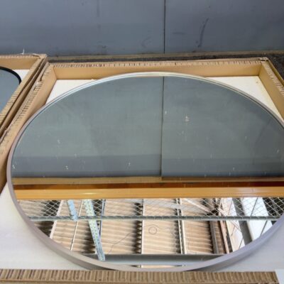 NEW LED ROUND 800MM MIRROR, BRUSHED NICKEL FRAME, TOUCH SENSOR, ADJUSTABLE LIGHT TEMPERATURE, CR80BN NEW LED ROUND 800MM MIRROR, BRUSHED NICKEL FRAME, TOUCH SENSOR, ADJUSTABLE LIGHT TEMPERATURE, CR80BN
