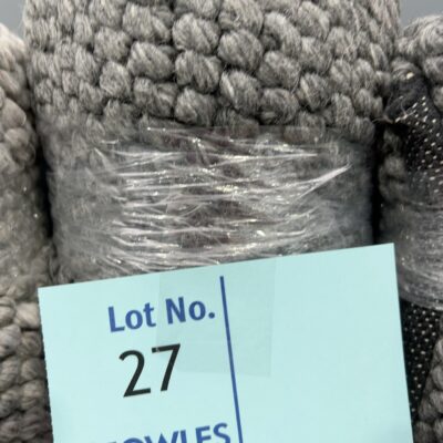 NEW GREY PEBBLE WOOL RUG 160CM X 230CM RRP$499 NEW GREY PEBBLE WOOL RUG 160CM X 230CM RRP$499