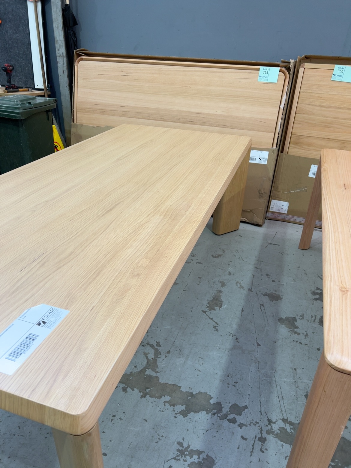 EX-DISPLAY LENNY 2400MM DINING TABOAK CREMA, SOLD AS IS EX-DISPLAY LENNY 2400MM DINING TABOAK CREMA, SOLD AS IS