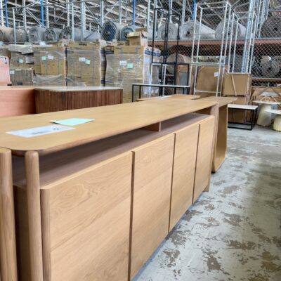 EX-DISPLAY ARIES 2000MM BUFFET OAK NATURAL, SOLD AS IS EX-DISPLAY ARIES 2000MM BUFFET OAK NATURAL, SOLD AS IS