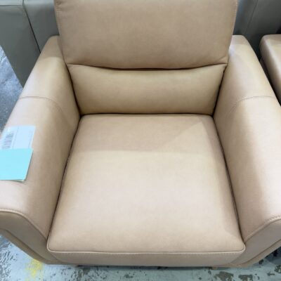 EX-DISPLAY ROSA ARMCHAIR DUNE LEATHER, SOLD AS IS EX-DISPLAY ROSA ARMCHAIR DUNE LEATHER, SOLD AS IS