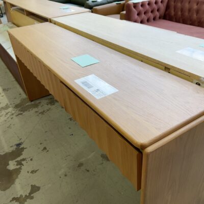 EX-DISPLAY BOND 1800MM CONSOL TABLE AMERICAN OAK, SOLD AS IS