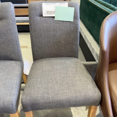 EX-DISPLAY TAHOE DINING CHAIR ONYX FABRIC SOLD AS IS EX-DISPLAY TAHOE DINING CHAIR ONYX FABRIC SOLD AS IS