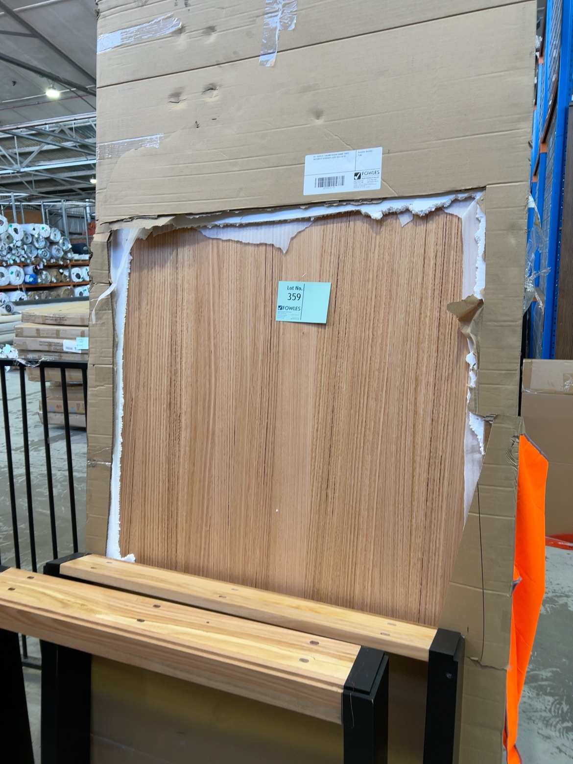 EX-DISPLAY 2400MM COWEN DINING TABLE MESSMATE (DAMAGED LEGS) SOLD AS IS EX-DISPLAY 2400MM COWEN DINING TABLE MESSMATE (DAMAGED LEGS) SOLD AS IS