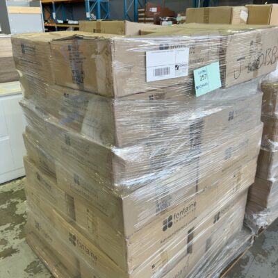 PALLET OF ASSORTED CERAMIC VANITY BASINS
