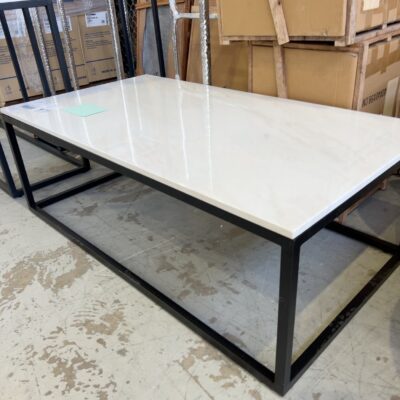 EX-SHOWROOM ASTRA MARBLE COFFEE TABLE, SOLD AS IS EX-SHOWROOM ASTRA MARBLE COFFEE TABLE, SOLD AS IS