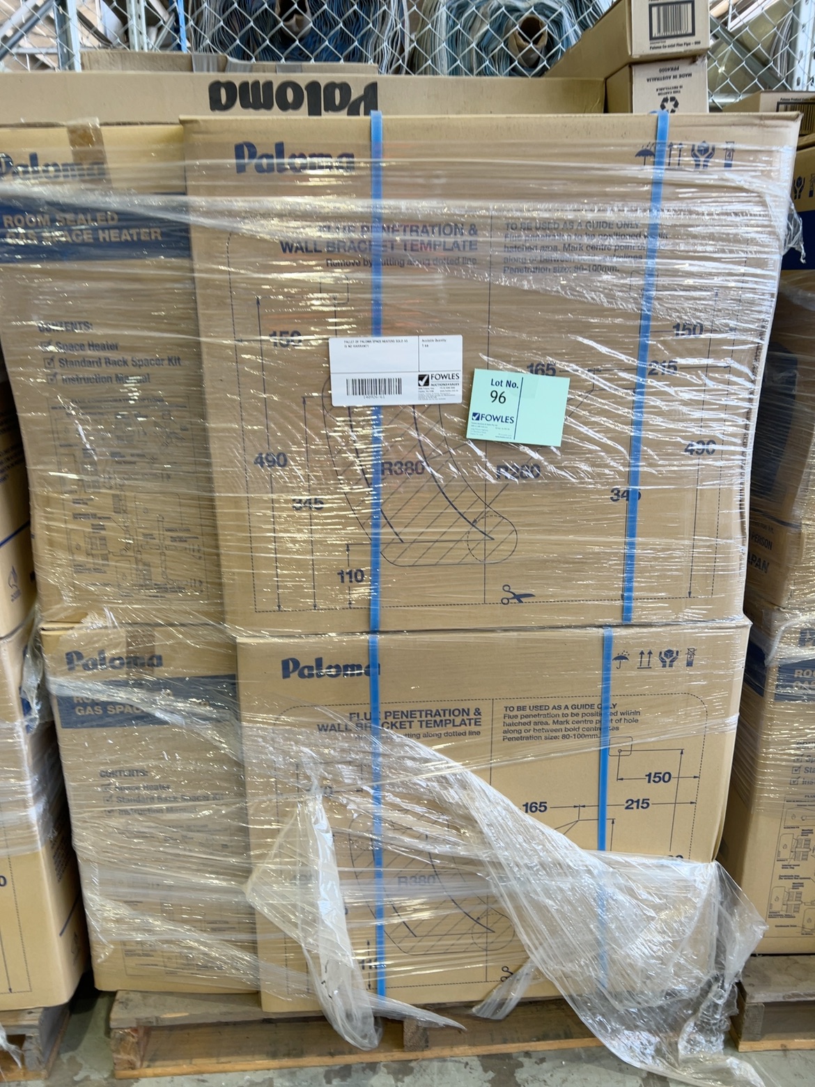 PALLET OF PALOMA SPACE HEATERS SOLD AS IS NO WARRANTY PALLET OF PALOMA SPACE HEATERS SOLD AS IS NO WARRANTY