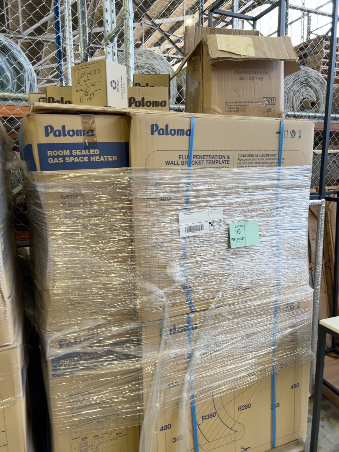 PALLET OF PALOMA SPACE HEATERS SOLD AS IS NO WARRANTY PALLET OF PALOMA SPACE HEATERS SOLD AS IS NO WARRANTY