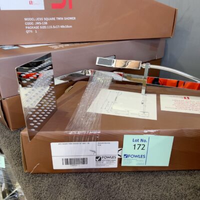 JESS SQUARE TWIN SHOWER SET JWS-138 JESS SQUARE TWIN SHOWER SET JWS-138