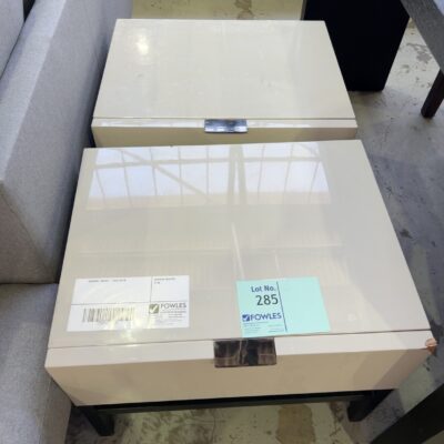 BEDSIDE TABLES - SOLD AS IS BEDSIDE TABLES - SOLD AS IS