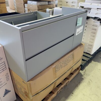 NEW 1200MM MATTE GREY WALL HUNG VANITY CABINET ONLY - YOKO NEW 1200MM MATTE GREY WALL HUNG VANITY CABINET ONLY - YOKO