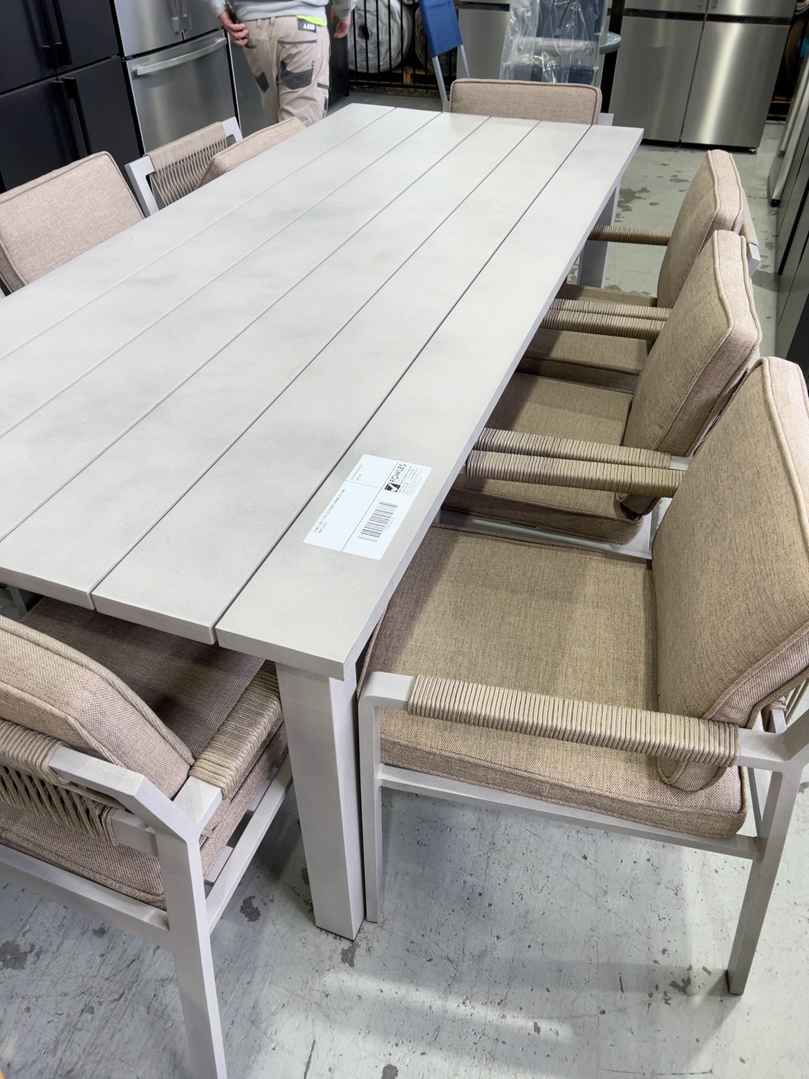 SANDY BAY 9 PCE OUTDOOR DINING SETTING RRP $2999 SANDY BAY 9 PCE OUTDOOR DINING SETTING RRP $2999