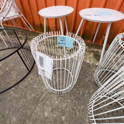 EX STAGING - WHITE WIRE SIDE - NO TOP, SOLD AS IS EX STAGING - WHITE WIRE SIDE - NO TOP, SOLD AS IS