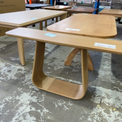 EX DISPLAY LAMBERT CONSOLE TABLE, NATURAL OAK, SOLD AS IS EX DISPLAY LAMBERT CONSOLE TABLE, NATURAL OAK, SOLD AS IS