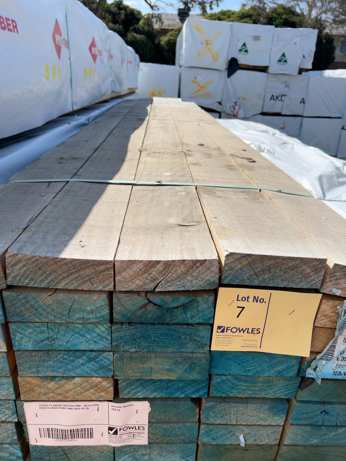 150X50 T3 GREEN TREATED PINE-50/3.6 (THIS PACK IS AGED STOCK AND SOLD AS IS) 150X50 T3 GREEN TREATED PINE-50/3.6 (THIS PACK IS AGED STOCK AND SOLD AS IS)
