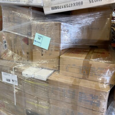 PALLET OF ASSORTED BATHROOM ACCESSORIES INCLUDING POP UP WASTES, BOTTLE TRAPS BASINS TOWEL BARS ROBE HOOKS, MIXERS ETC PALLET OF ASSORTED BATHROOM ACCESSORIES INCLUDING POP UP WASTES, BOTTLE TRAPS BASINS TOWEL BARS ROBE HOOKS, MIXERS ETC