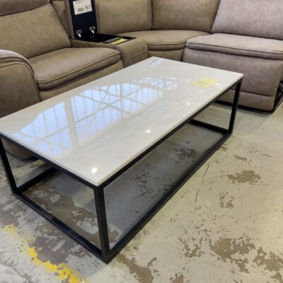 EX-SHOWROOM ASTRA MARBLE COFFEE TABLE, SOLD AS IS EX-SHOWROOM ASTRA MARBLE COFFEE TABLE, SOLD AS IS
