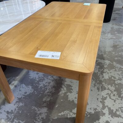 EX DISPLAY TAHOE 1800-2800 EXTENSION DINING TABLE NATURAL OAK, SOLD AS IS EX DISPLAY TAHOE 1800-2800 EXTENSION DINING TABLE NATURAL OAK, SOLD AS IS